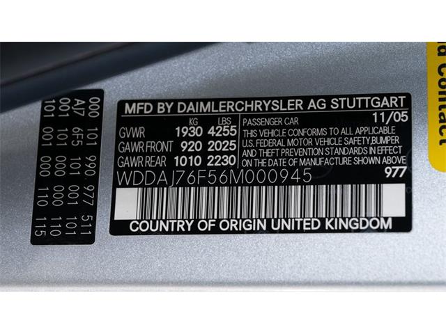 2006 Mercedes-Benz SLR (CC-2092601) for sale in Carmel, California