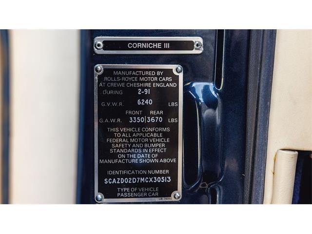 1991 Rolls-Royce Corniche III (CC-2092648) for sale in Carmel, California