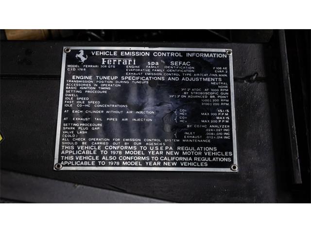 1978 Ferrari 308 GTS (CC-2092699) for sale in Carmel, California