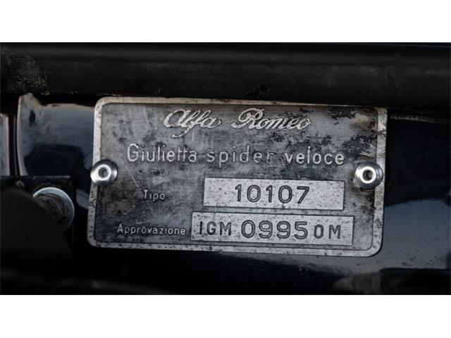 1961 Alfa Romeo Giulietta Spider Veloce (CC-2092733) for sale in Carmel, California