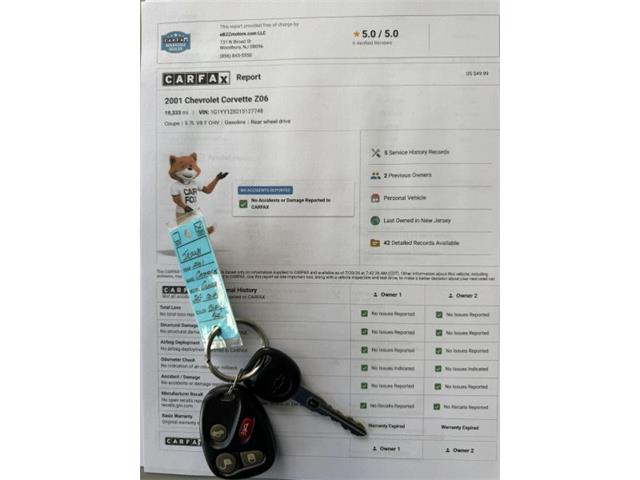 2001 Chevrolet Corvette (CC-2093055) for sale in Woodbury, New Jersey