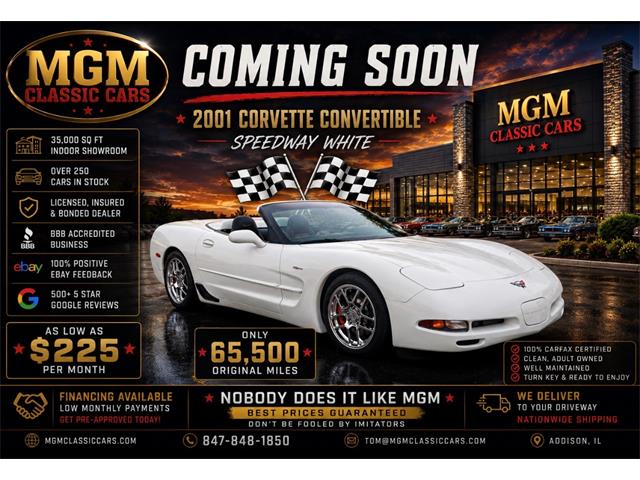 2001 Chevrolet Corvette (CC-2093157) for sale in Addison, Illinois