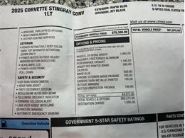 2025 Chevrolet Corvette (CC-2093228) for sale in Newfield, New Jersey