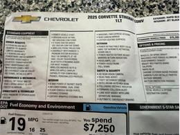 2025 Chevrolet Corvette (CC-2093228) for sale in Newfield, New Jersey