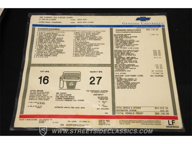 1997 Chevrolet Camaro (CC-2090323) for sale in Concord, North Carolina
