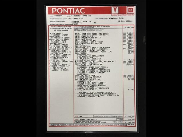 1978 Pontiac Firebird Trans Am SE (CC-2093231) for sale in Lincoln, Nebraska