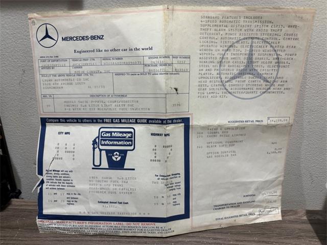 1989 Mercedes-Benz 560SL (CC-2090331) for sale in Beverly Hills, California