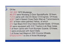 1970 Ford Mustang Boss 302 (CC-2093331) for sale in Hilton, New York