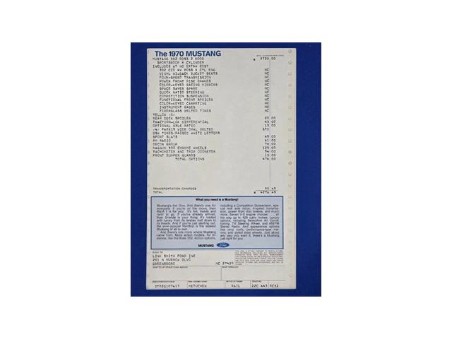1970 Ford Mustang Boss 302 (CC-2093331) for sale in Hilton, New York