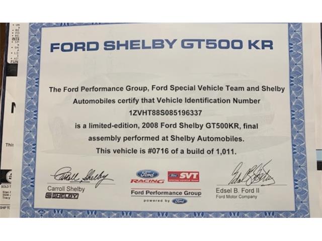 2008 Ford Mustang Shelby GT500 (CC-2093536) for sale in Reno, Nevada