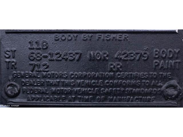 1968 Chevrolet Camaro SS (CC-2093666) for sale in Rancho Cordova, California