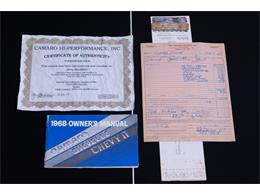 1968 Chevrolet Camaro SS (CC-2093666) for sale in Rancho Cordova, California