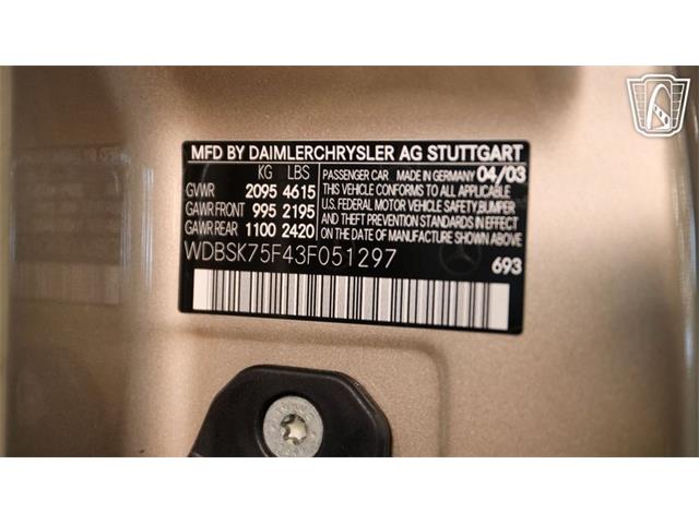 2003 Mercedes-Benz SL500 (CC-2093743) for sale in New Braundfels, Texas