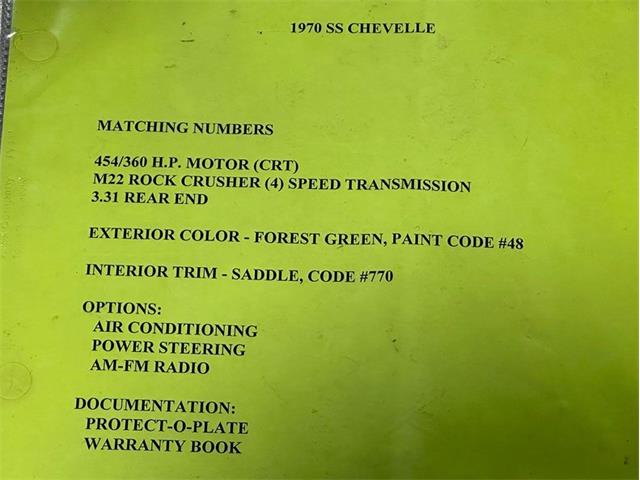 1970 Chevrolet Chevelle (CC-2094091) for sale in Depew, New York