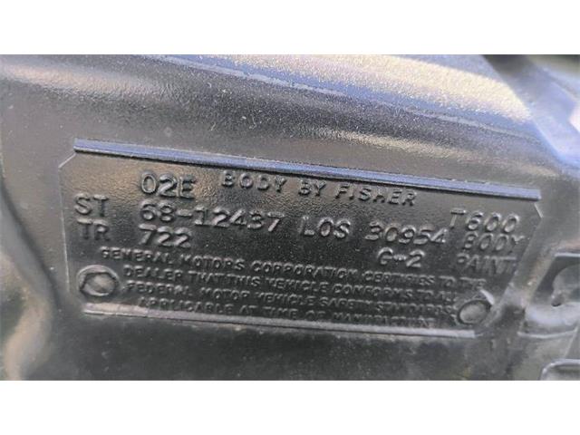 1968 Chevrolet Camaro (CC-2094111) for sale in Cadillac, Michigan