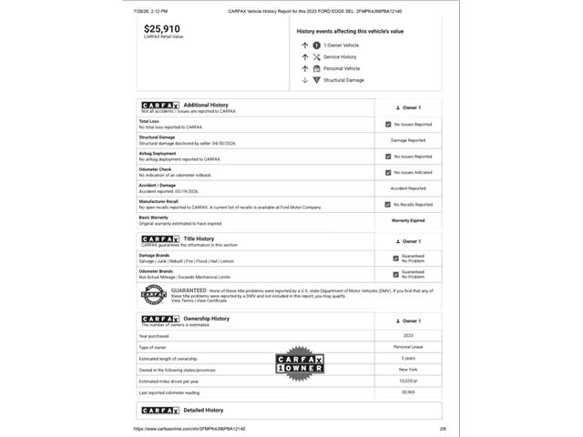 2023 Ford Edge (CC-2094149) for sale in Ramsey, Minnesota