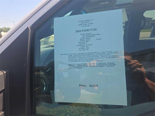 2004 Ford F150 (CC-2094216) for sale in Spirit Lake, Iowa