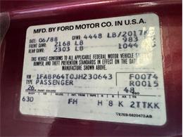 1988 Ford Thunderbird (CC-2094256) for sale in Houston, Texas