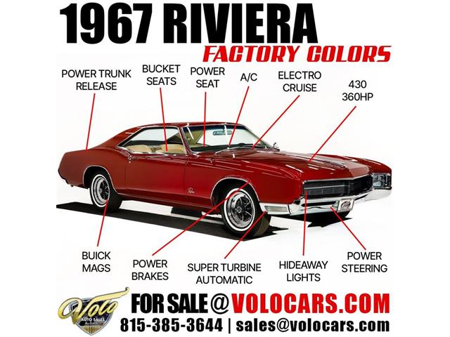 1967 Buick Riviera (CC-2094360) for sale in Volo, Illinois