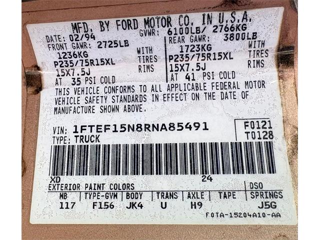 1994 Ford F150 (CC-2094362) for sale in Lutz, Florida
