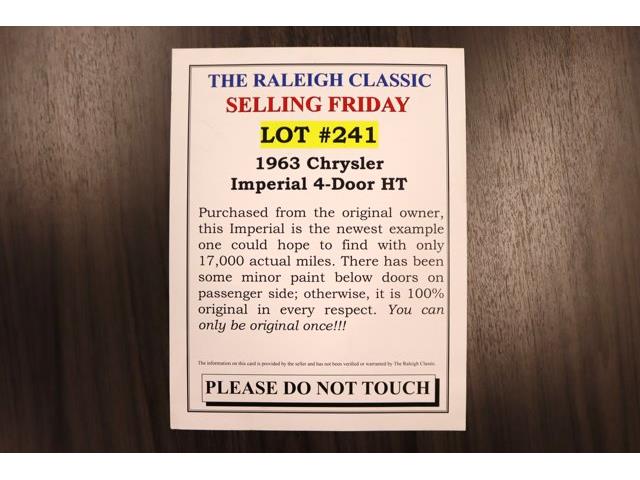 1963 Chrysler Crown Imperial (CC-2094391) for sale in Christiansburg, Virginia