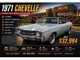 1971 Chevrolet Chevelle (CC-2094402) for sale in Addison, Illinois