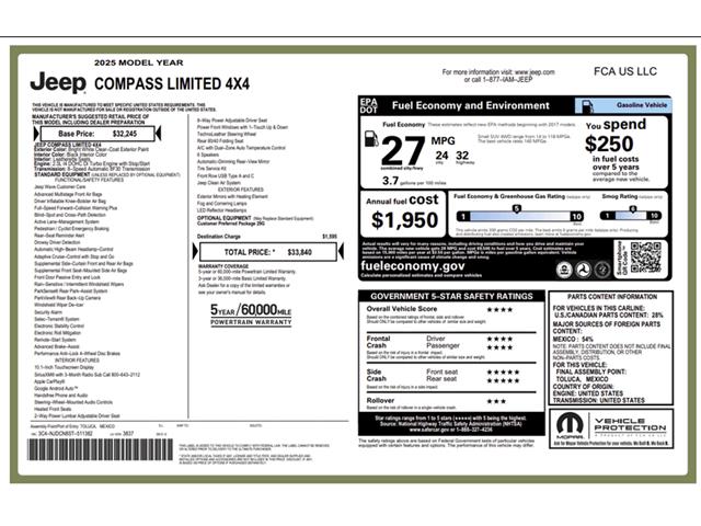 2025 Jeep Compass (CC-2090444) for sale in Ramsey, Minnesota