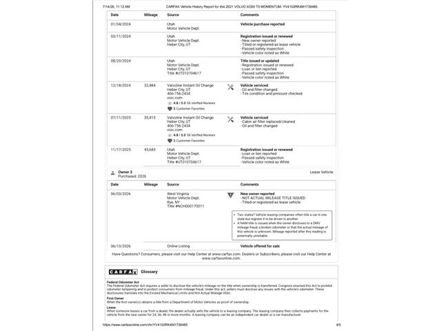 2021 Volvo XC60 (CC-2090451) for sale in Ramsey, Minnesota