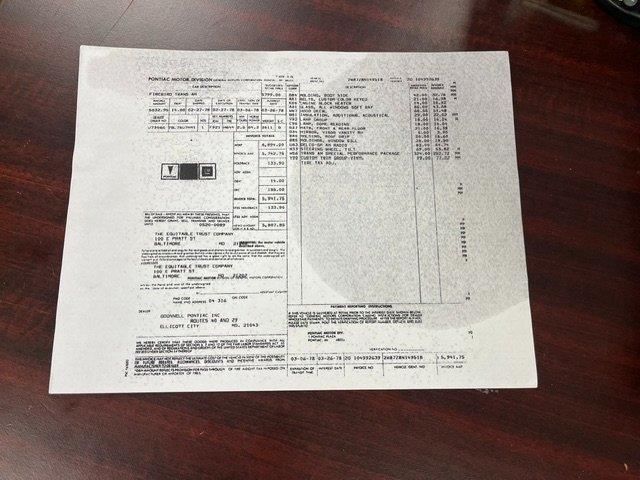 1978 Pontiac Firebird (CC-2094515) for sale in Carrollton, Texas