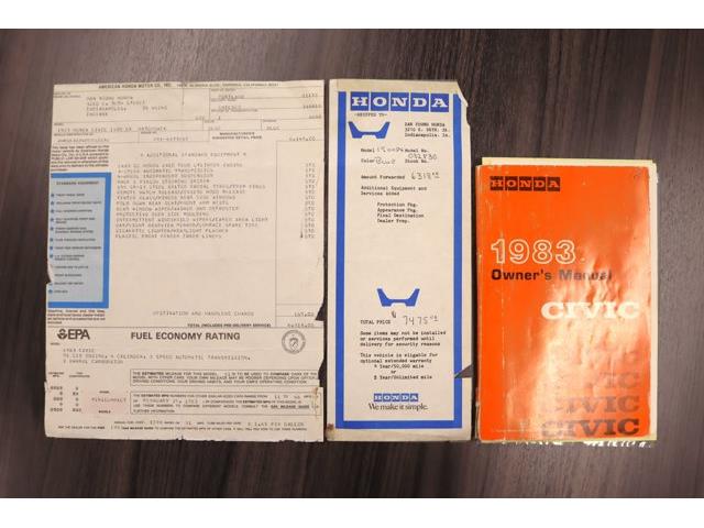 1983 Honda Civic (CC-2094539) for sale in Christiansburg, Virginia