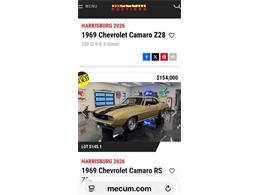 1969 Chevrolet Camaro Z28 (CC-2094560) for sale in Addison, Illinois