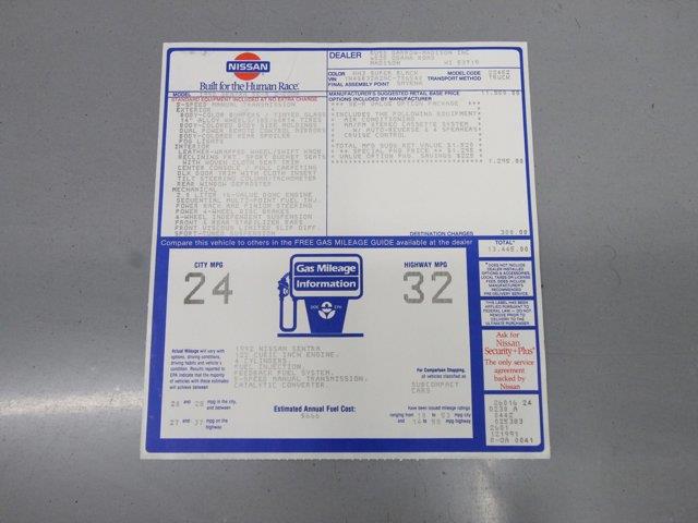1992 Nissan Sentra (CC-2094611) for sale in Christiansburg, Virginia