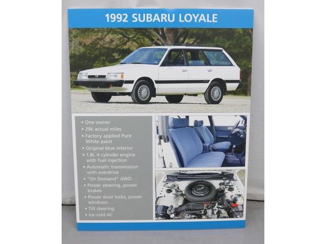 1992 Subaru Loyale (CC-2094727) for sale in Christiansburg, Virginia