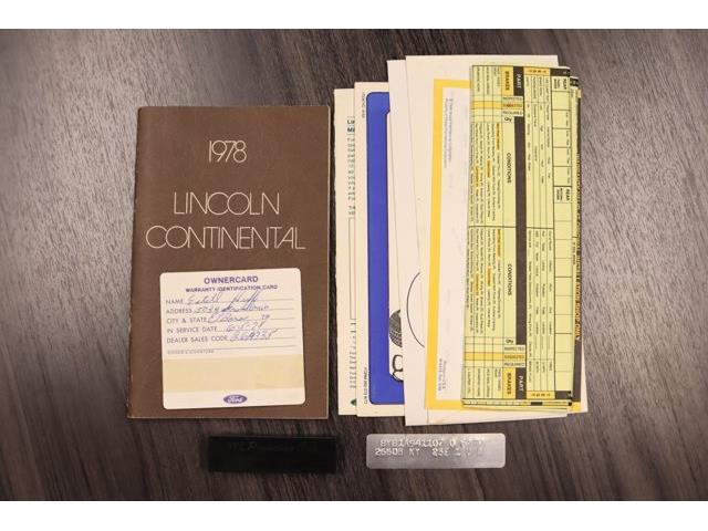 1978 Lincoln Town Car (CC-2094916) for sale in Christiansburg, Virginia