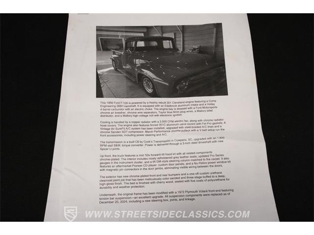 1956 Ford F100 (CC-2095040) for sale in Concord, North Carolina