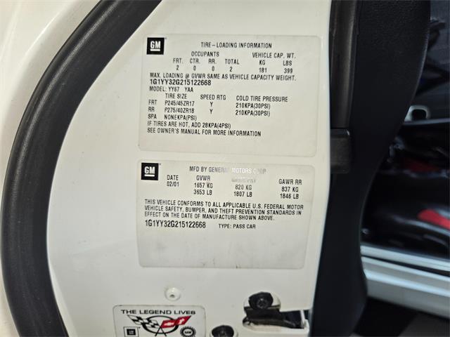 2001 Chevrolet Corvette (CC-2095093) for sale in Addison, Illinois