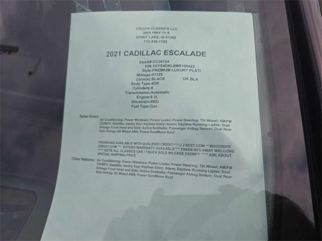 2021 Cadillac Escalade (CC-2090513) for sale in Spirit Lake, Iowa