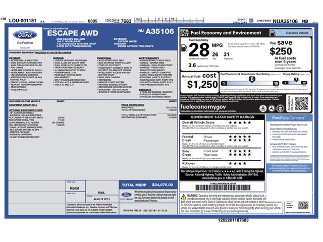 2022 Ford Escape (CC-2095193) for sale in Ramsey, Minnesota