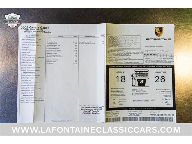 2002 Porsche 911 Carrera (CC-2095211) for sale in Milford, Michigan