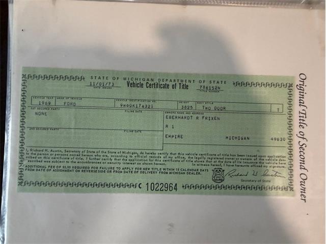 1969 Ford Galaxie (CC-2095244) for sale in Greene, Iowa