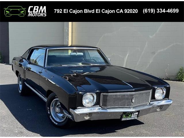 1970 Chevrolet Monte Carlo (CC-2095253) for sale in El Cajon, California