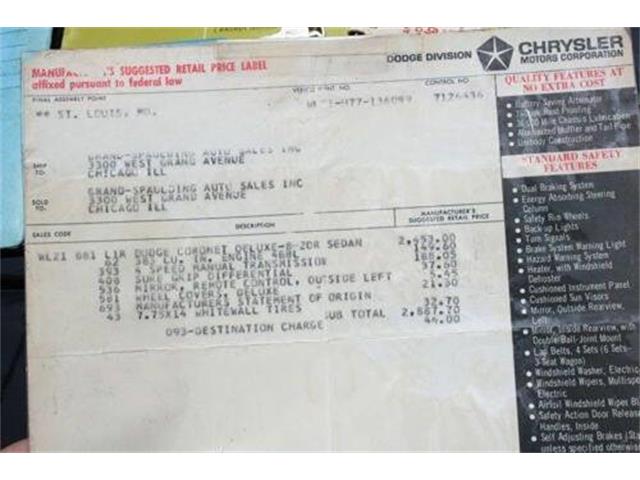 1967 Dodge Coronet (CC-2095277) for sale in St. Charles, Illinois