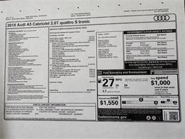 2018 Audi A5 (CC-2095339) for sale in Addison, Illinois
