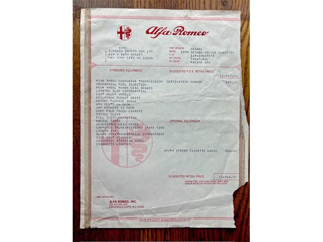 1979 Alfa Romeo Spider (CC-2095721) for sale in Owls Head, Maine