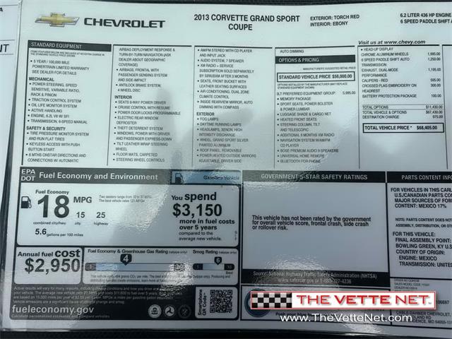 2013 Chevrolet Corvette Grand Sport (CC-2090579) for sale in Venice, Florida