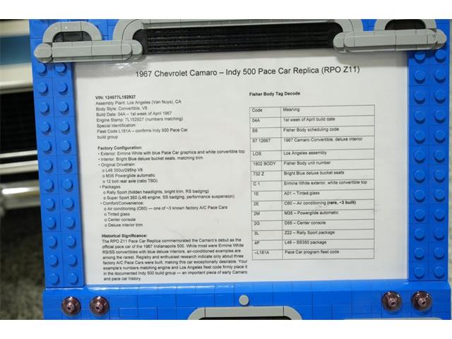 1967 Chevrolet Camaro (Indy Pace Car) (CC-2095813) for sale in Madisonville, Texas