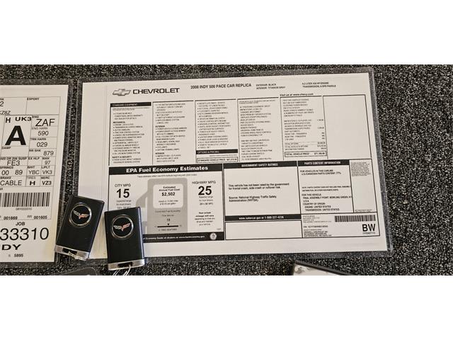 2008 Chevrolet Corvette (Indy 500 Pace Car) (CC-2090592) for sale in Hudson, Florida