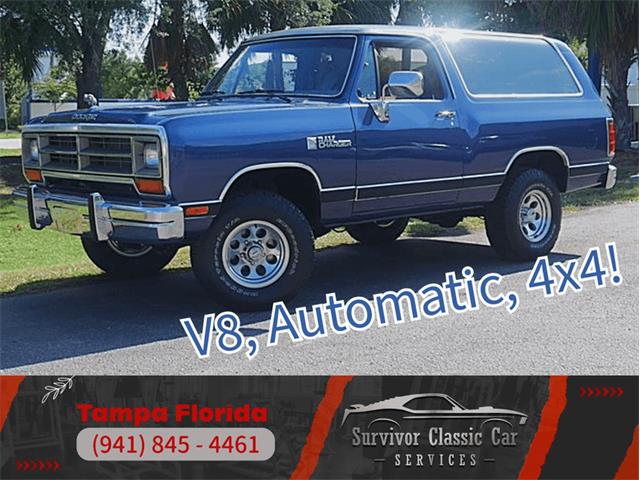 1988 Dodge Ramcharger (CC-2095966) for sale in Palmetto, Florida
