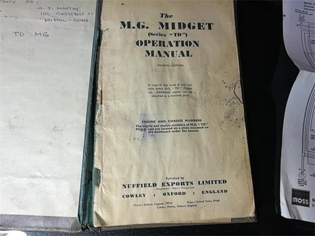 1953 MG TD (CC-2096132) for sale in Reading, Pennsylvania