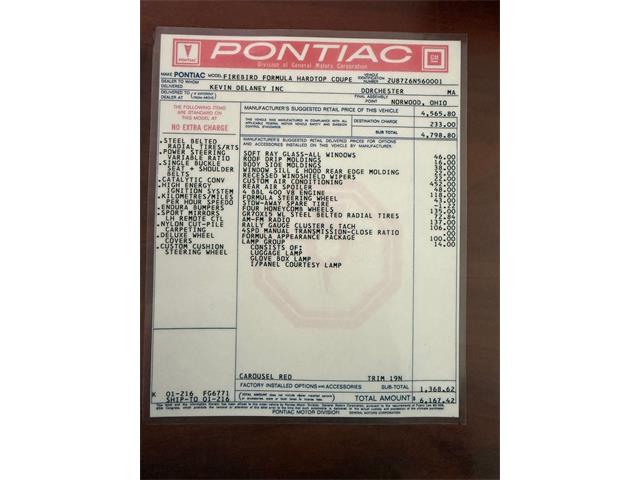 1976 Pontiac Firebird Formula (CC-2096138) for sale in Greene, Iowa